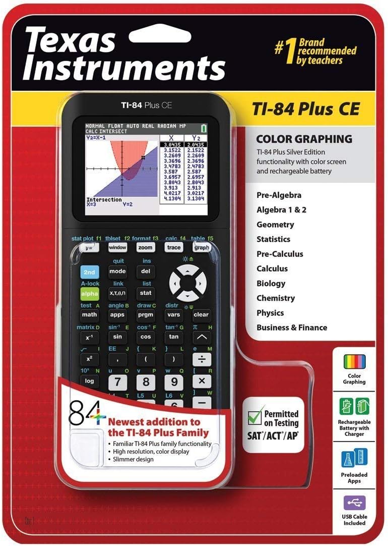 Black Graphing Calculator R566870