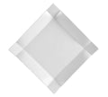 12x22 Bright White Square China Plate, 12/Case Z491127