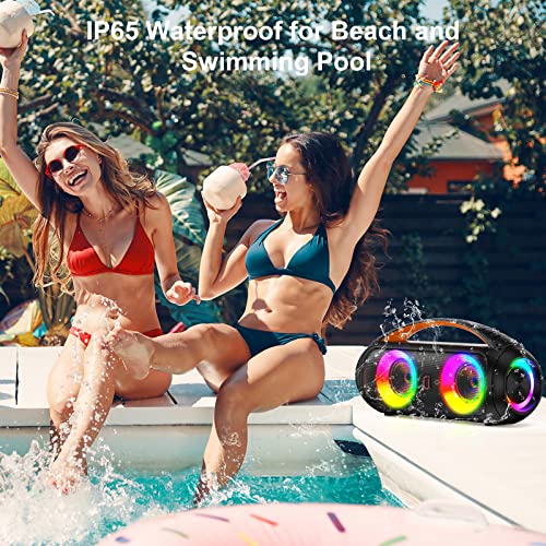 Portable Bluetooth Speaker with Subwoofer, IP65 Waterproof I231