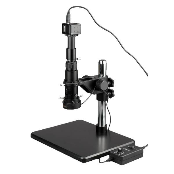 Digital Monocular Inspection Microscope, 0.7X-5.0X Zoom, 11X-80X Magnification C87610