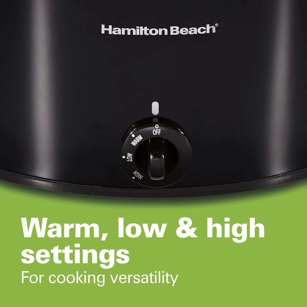 Extra Large 10 Quart Black Slow Cooker K175