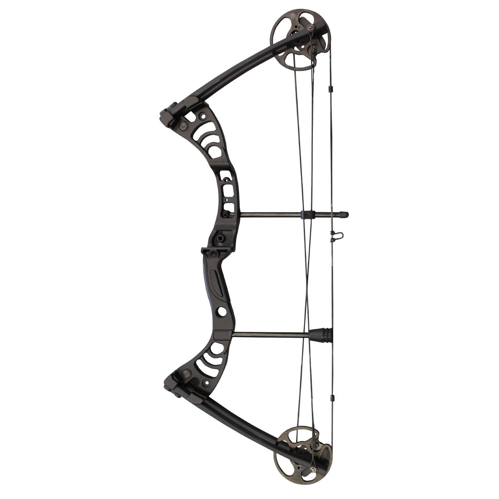 Black 55 lbs Compound Bow E7252