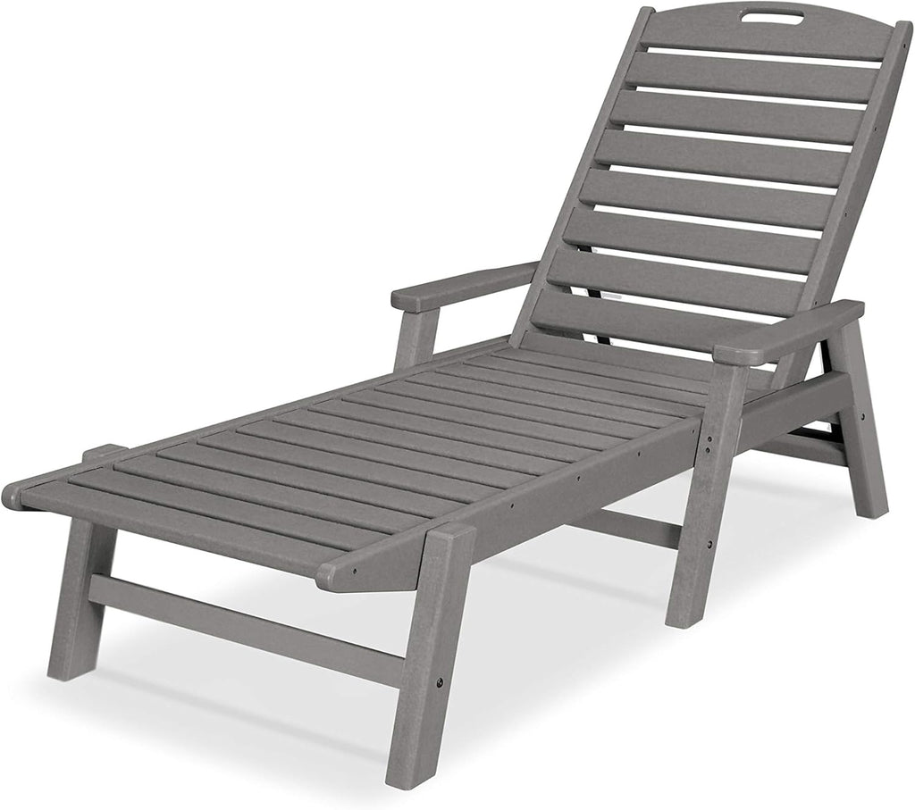 White Nautical Arms Chaise G16496