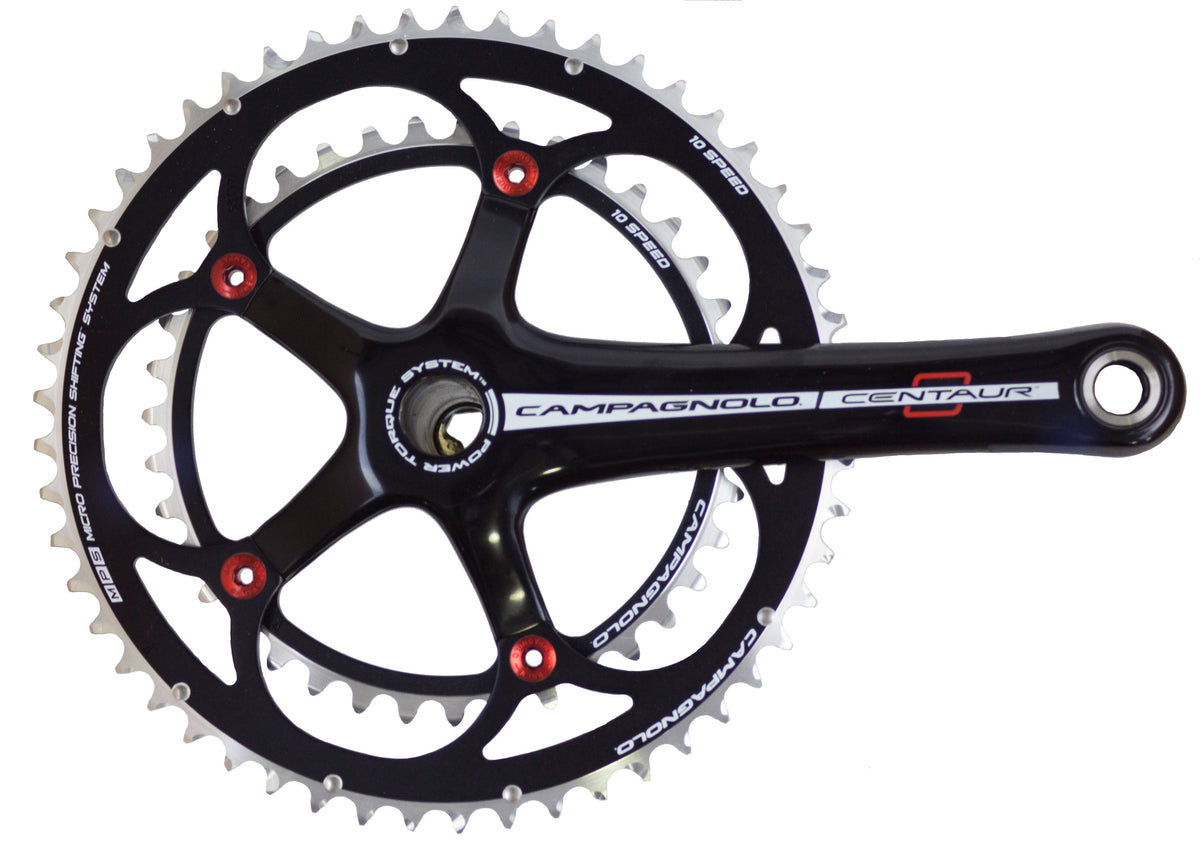 Black/Red 10 Speed Double Compact 34/50 Crankset 172.5mm W853