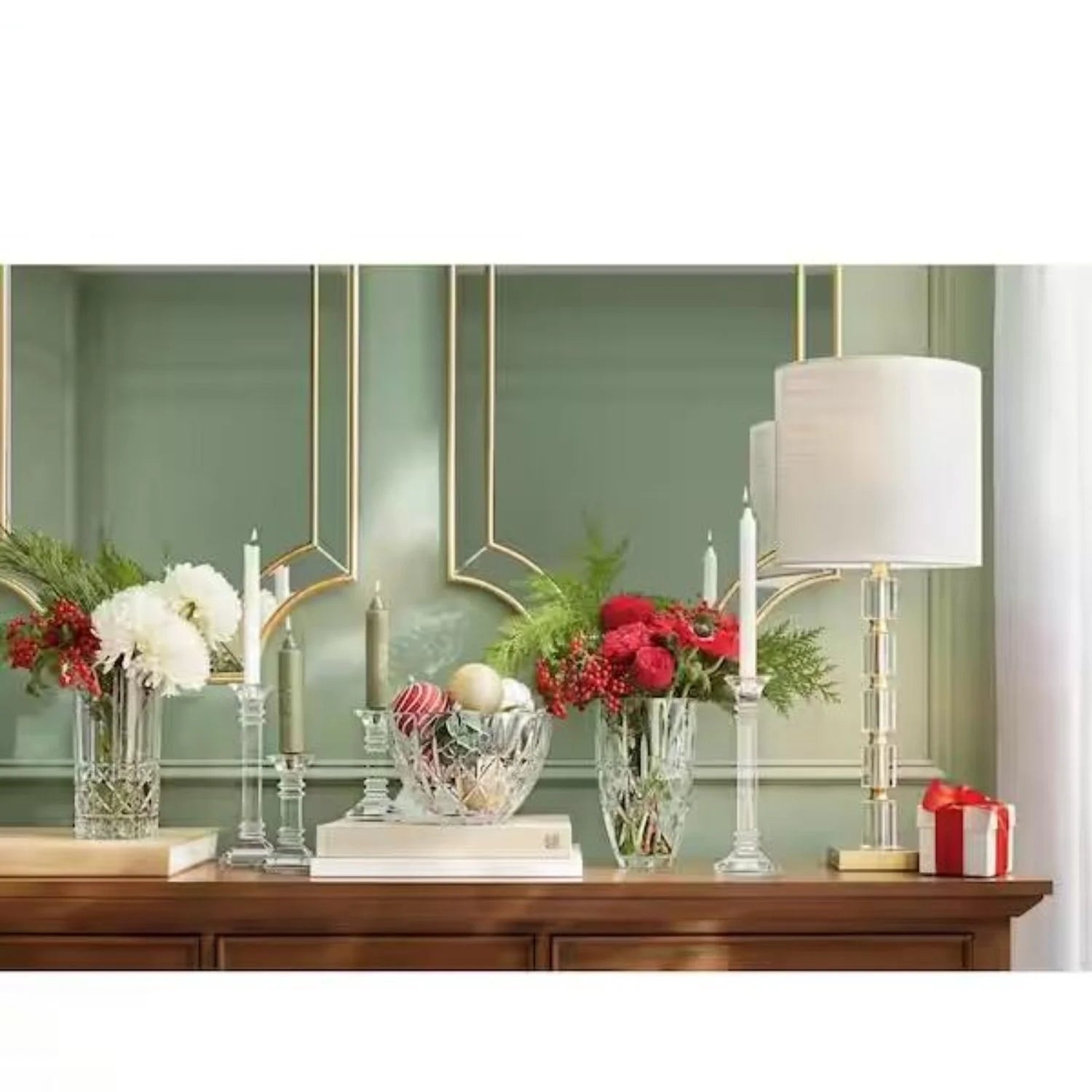 Clear Crystalline Vase 9 inches L649032