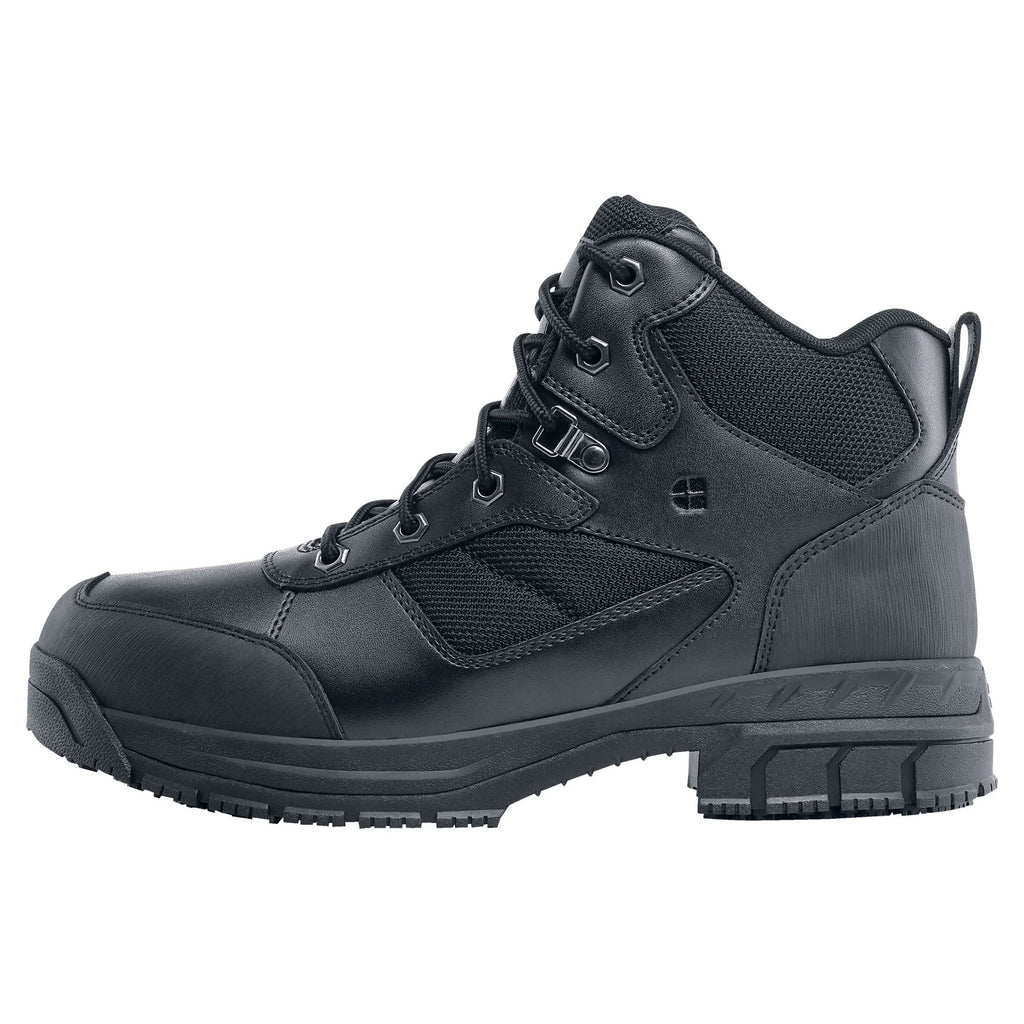 Black Slip Resistant Water Resistant Soft Toe Work Boots H250