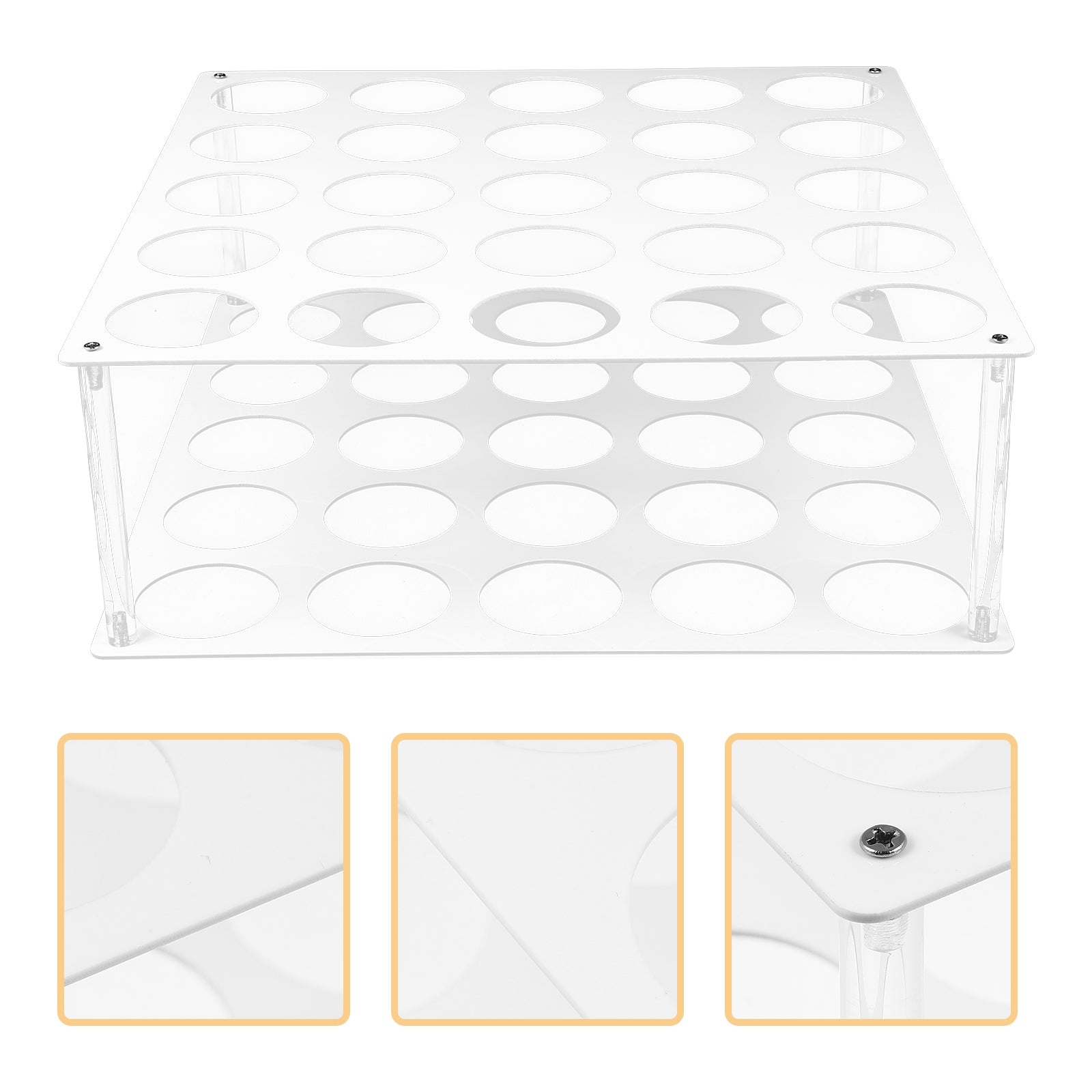 Vinyl Roll Rack Holder Storage Paper Organizer Stand Record Display Craft Tower Shelf Holes Dispenser Large Wrapping H9874