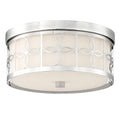 Polished Nickel 2 Light Ceiling Mount Q807993