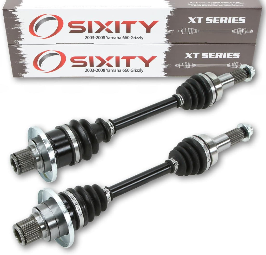 Rear Left Right Axles Pair for Yamaha 660 Grizzly 4X4 A52558