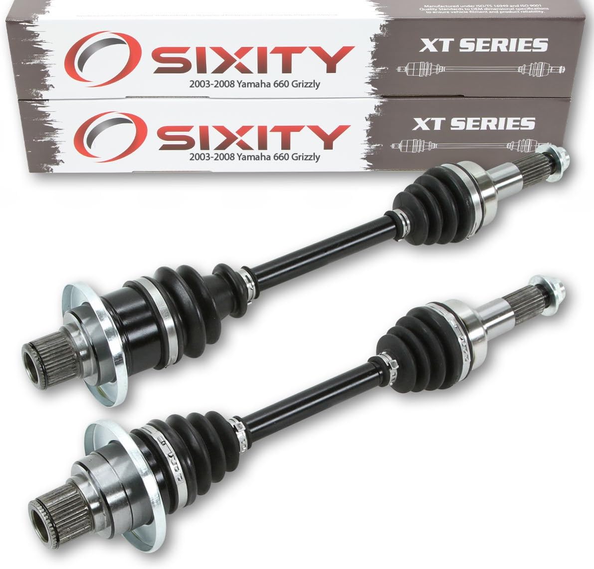Rear Left Right Axles Pair for Yamaha 660 Grizzly 4X4 A52558
