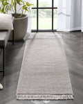 Ivory Stripes Geometric Runner Rug 2x7 O38028
