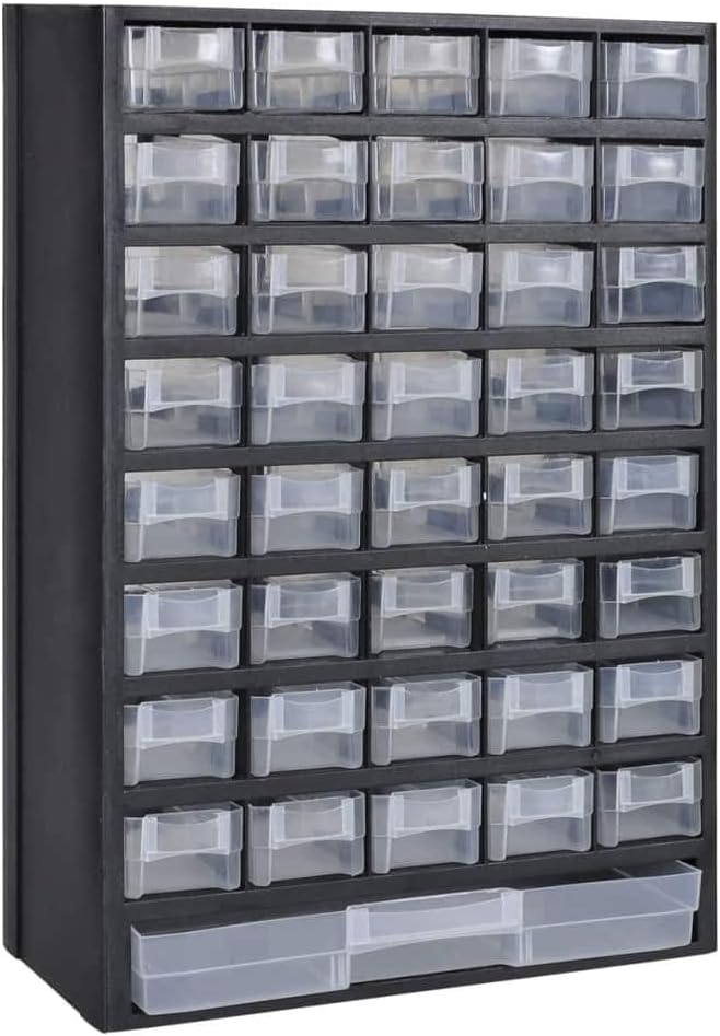 41-Drawer Plastic Storage Cabinet Tool Box T8173
