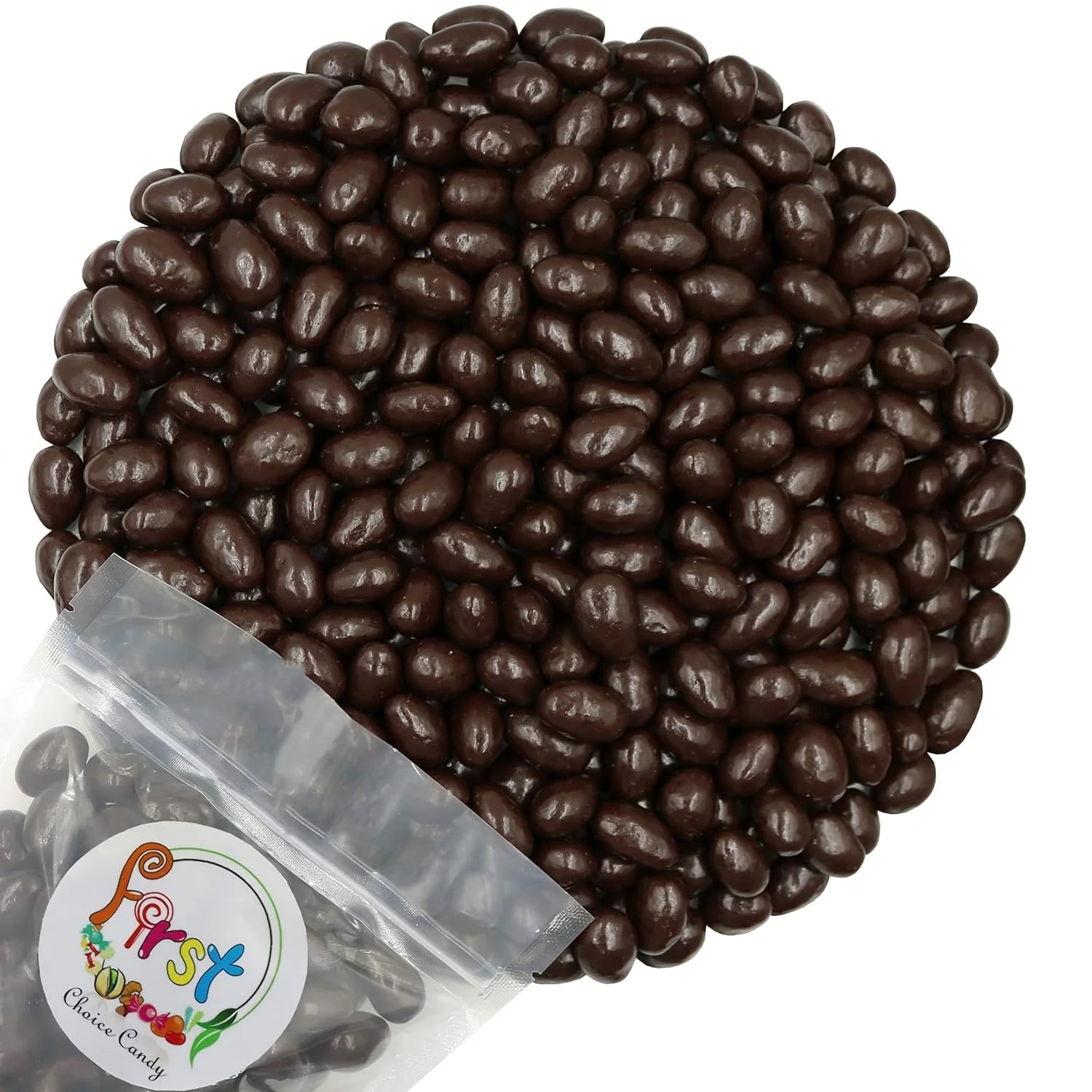 Dark Chocolate Covered Almonds, 1 Pound X1669