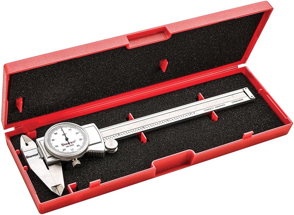 Dial Caliper 6 Inch 0.001 Graduation Stainless Steel R154903
