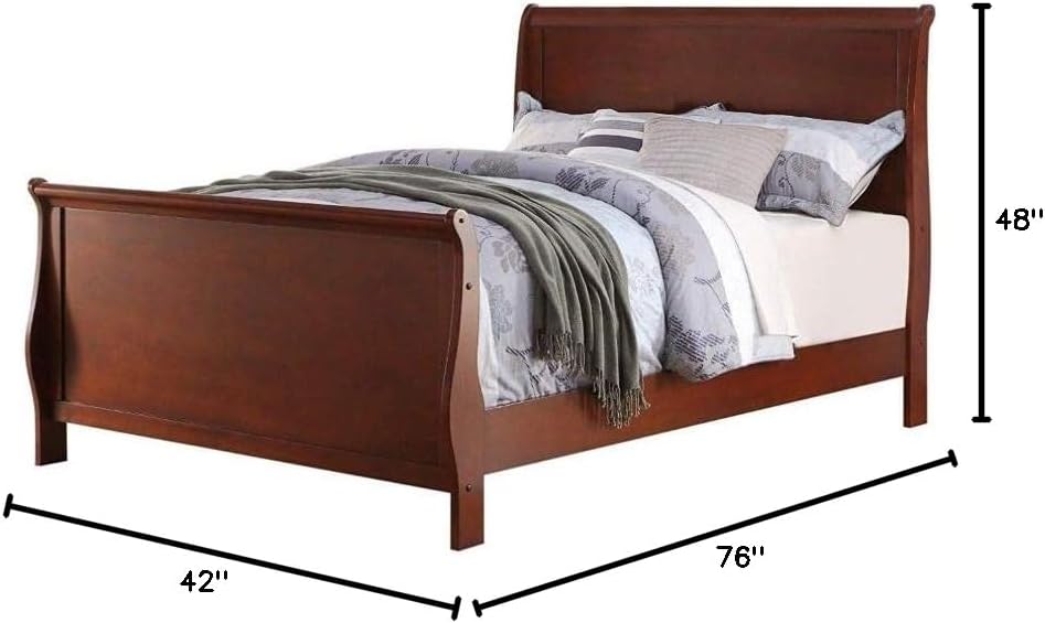 Brown Twin Bed N657