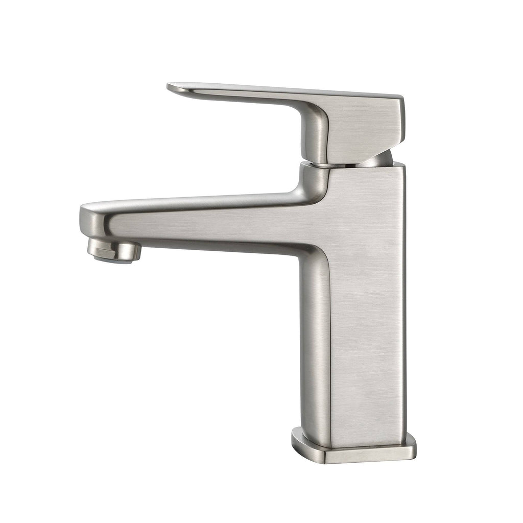 Brushed Nickel Single Hole Bathroom Faucet V31962