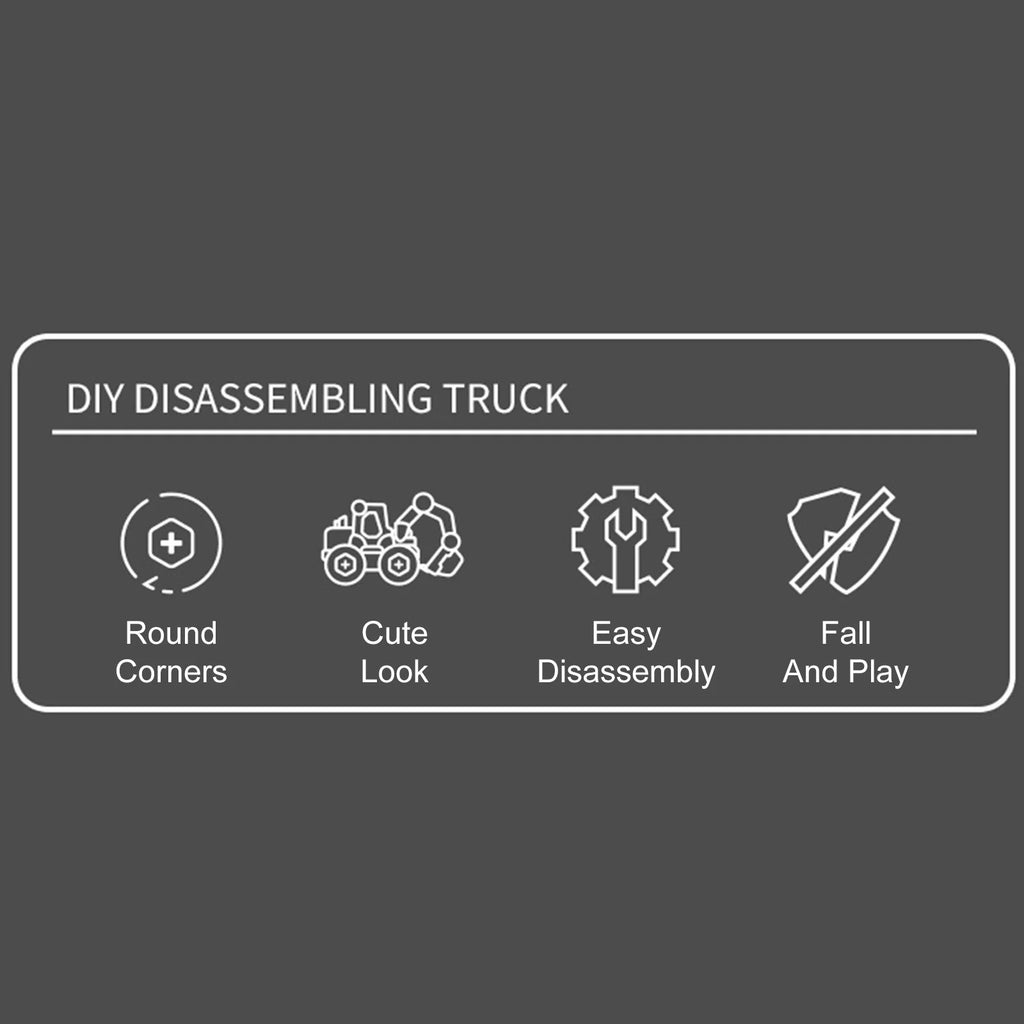 DIY Nut Building Construction Toy Excavator O27108