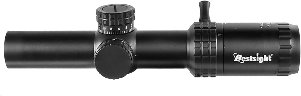 1-5x24 Rifle Scope SFP Tactical Optic Sight with Adjustment Lock Includes Scope Mount Rear Optical Glass Pack of 2 P250