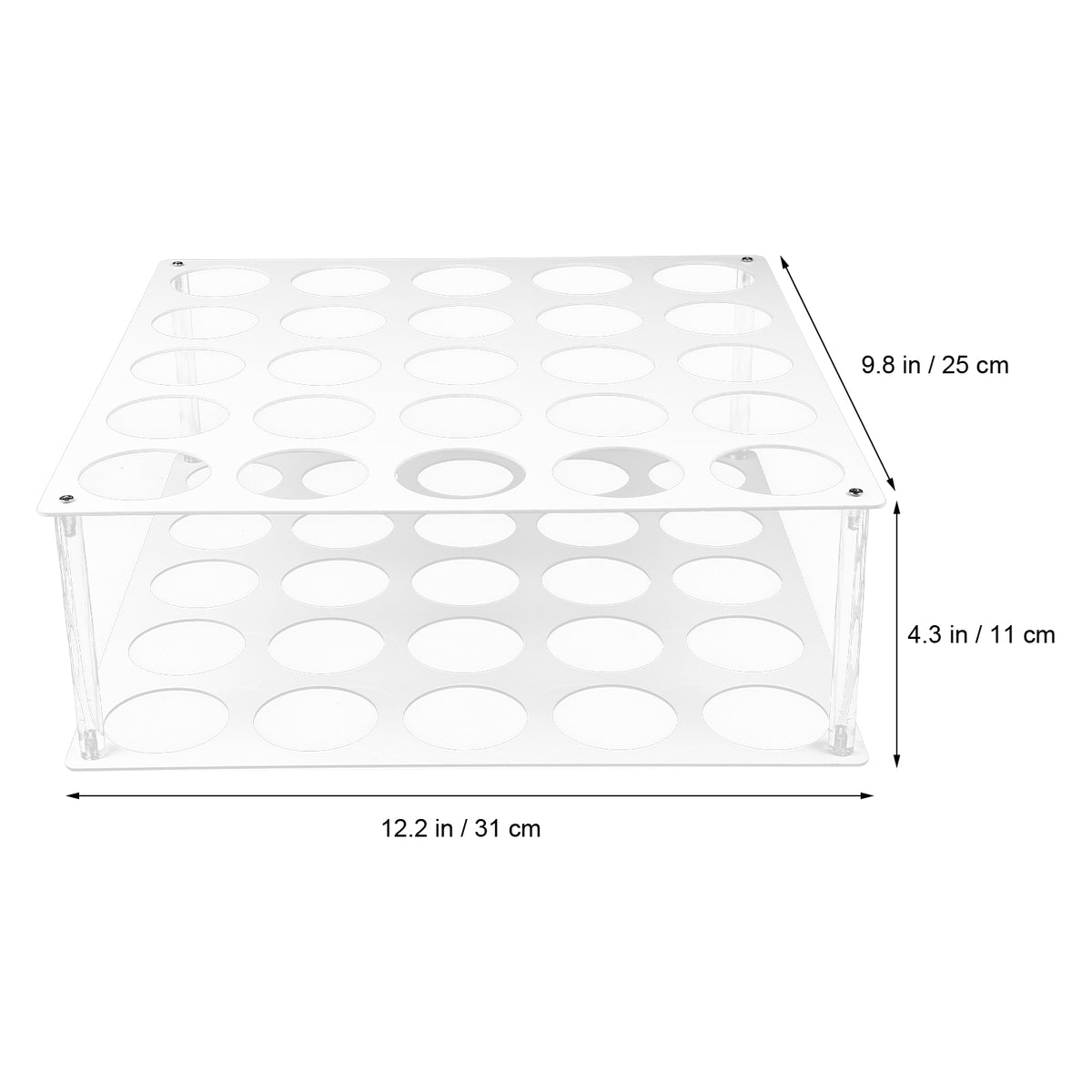 Vinyl Roll Rack Holder Storage Paper Organizer Stand Record Display Craft Tower Shelf Holes Dispenser Large Wrapping H9874
