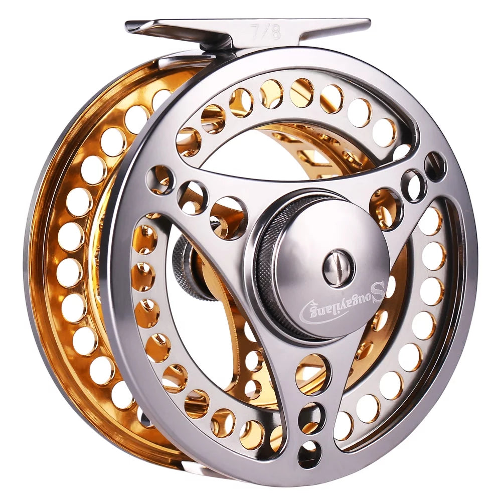 2+1 BB Fly Fishing Reel with Aluminum Alloy Body T37035