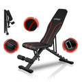Adjustable Weight Bench with 660lbs Weight Capacity Foldable Gym Bench S31965