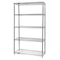 5-Shelf Chrome Wire Shelving Starter Kit 14 x 36 x 63 in. P690