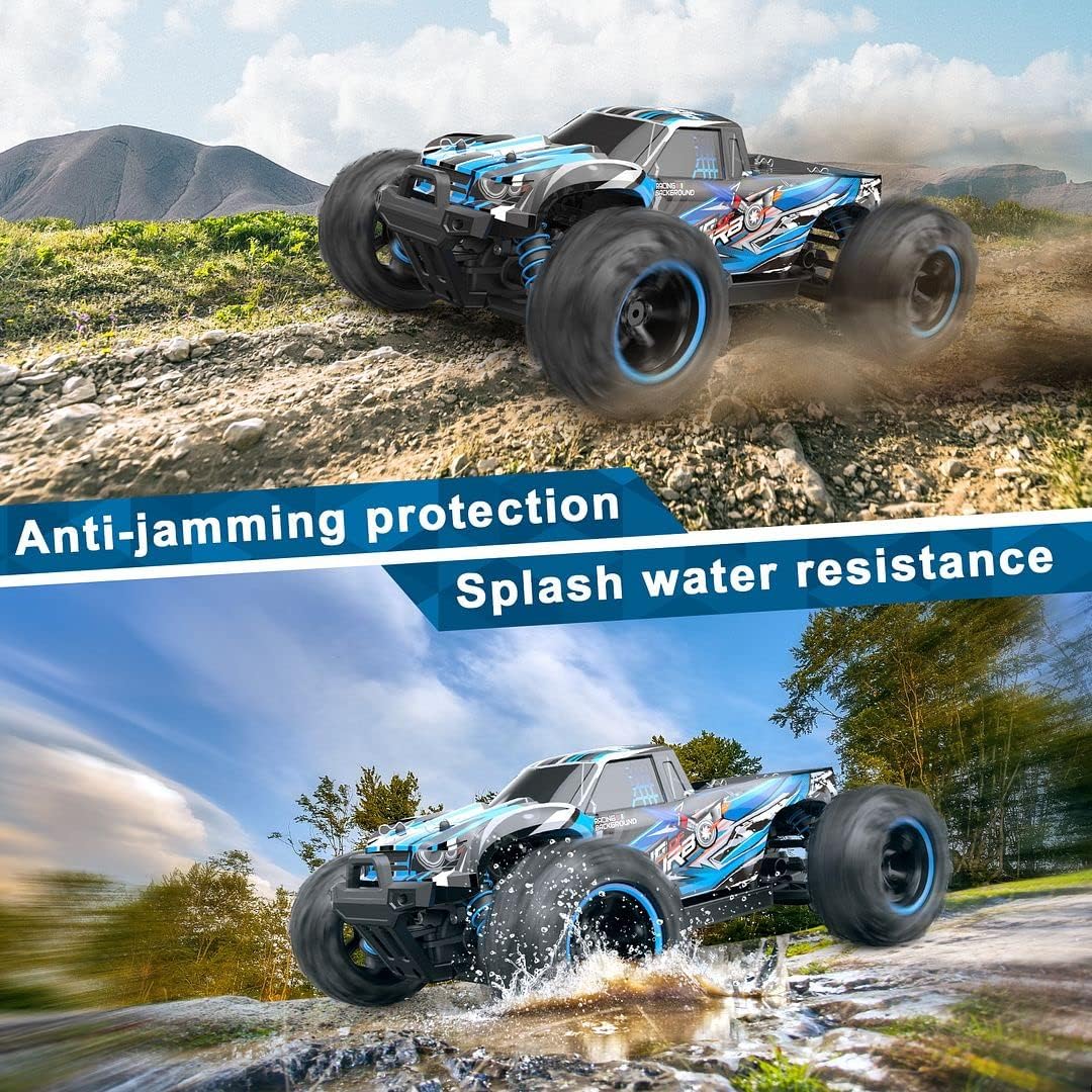 1:18 Scale 4WD RC Monster Truck with Two Rechargeable Batteries F398