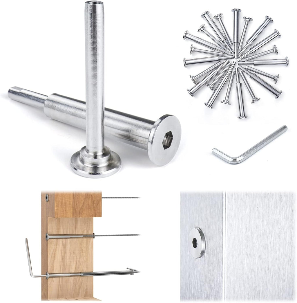 10Pack T316 Stainless Steel Cable Railing Kit T9509