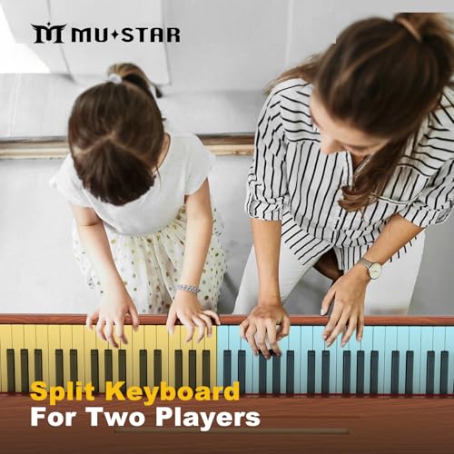 88 Key Semi Weighted Digital Piano Keyboard with 3-Pedal Unit, Built-In Speakers, USB/MIDI (Black) S7336