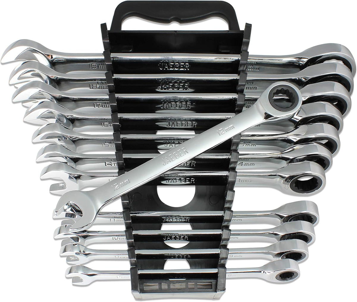 12pc Ratcheting Wrenches with Wrench Organizer, Pack of 2 V433470