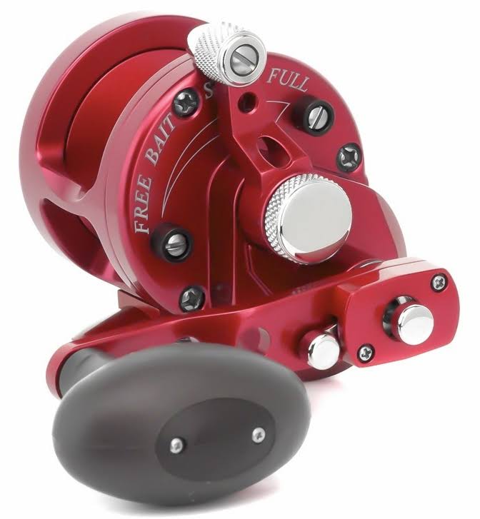 Red 2-Speed Lever Drag Casting Reel Q70673