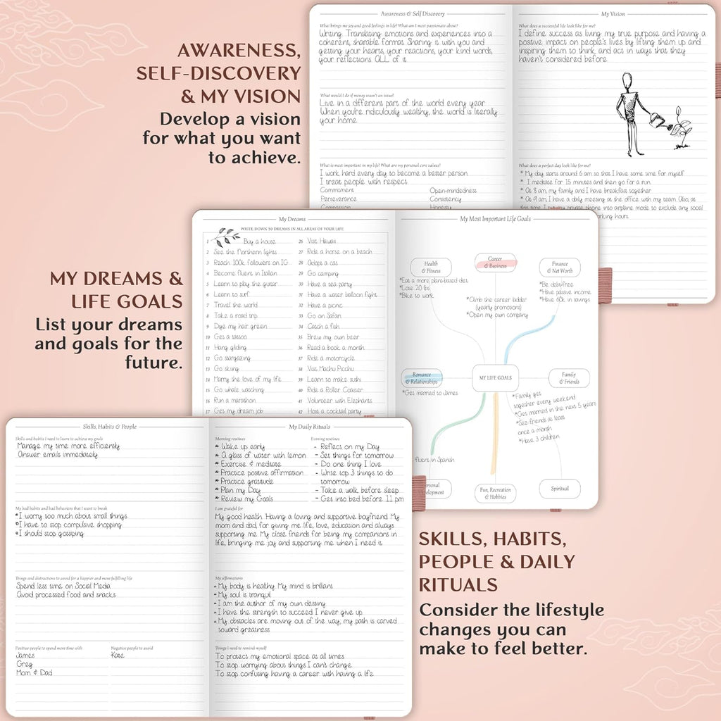 A5 Hardcover Undated Hourly Schedule Organizer Y68426