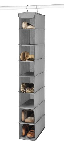 Java 10 Section Hanging Shoe Shelves L42529