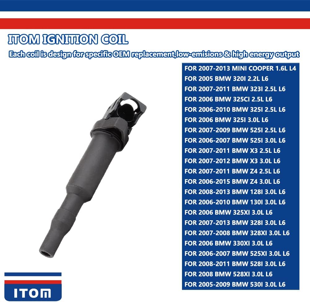 6PC Ignition Coil Pack of 2 F845456