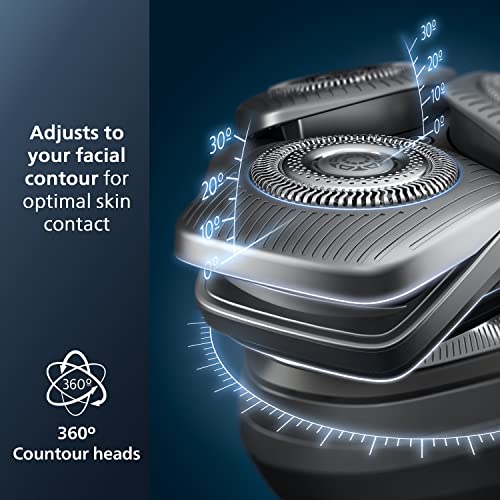 Wet and Dry Electric Shaver with Pop-up Trimmer F6421