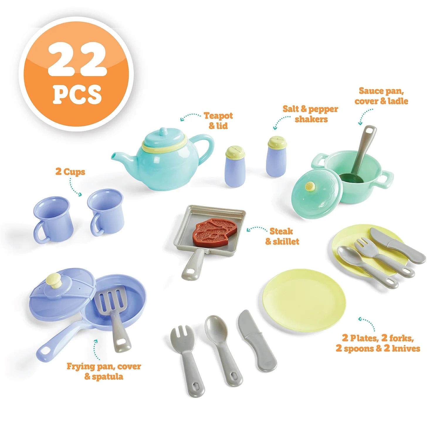 22 Pieces Kitchen Playset A567403