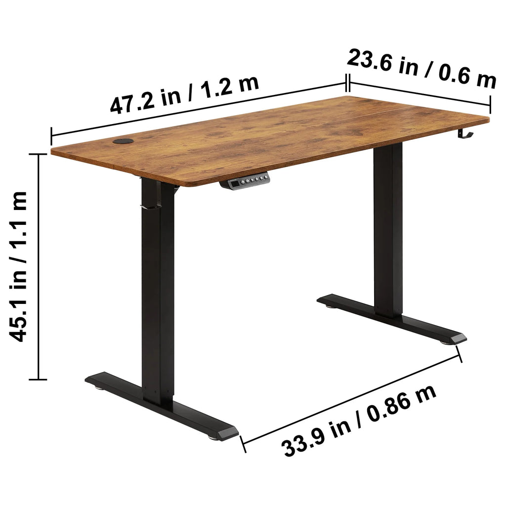 47.2" x 23.6" Adjustable Height Electric Standing Desk X910
