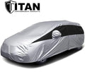 Lightweight Poly 210T Waterproof Car Cover for Hatchbacks 165-181", Pack of 2 I245