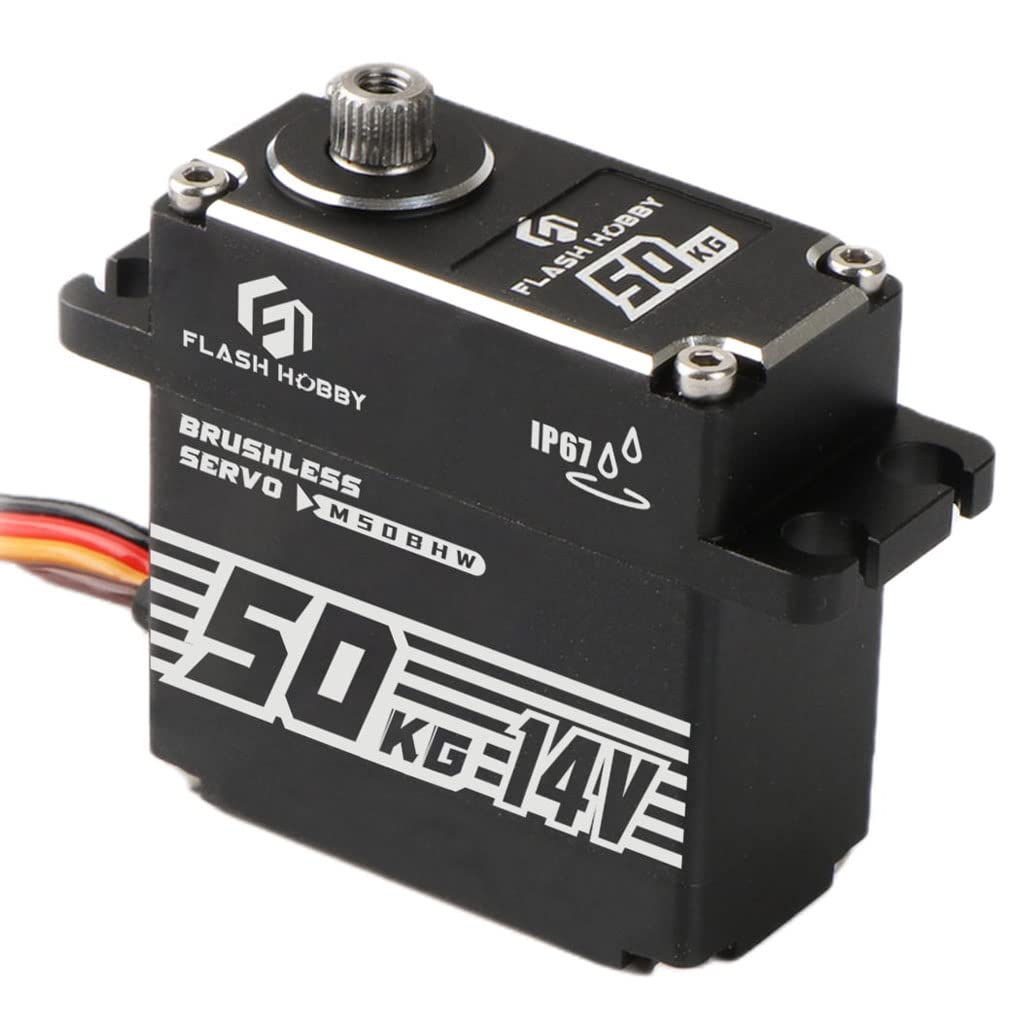 50kg 14V Waterproof IP67 Digital Brushless Servo Motor B8276
