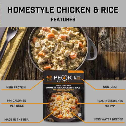Freeze Dried Chicken and Rice Backpacking Food I89162