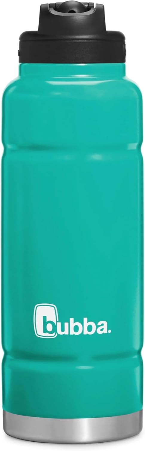 40OZ STRAW TEAL RUBB R353