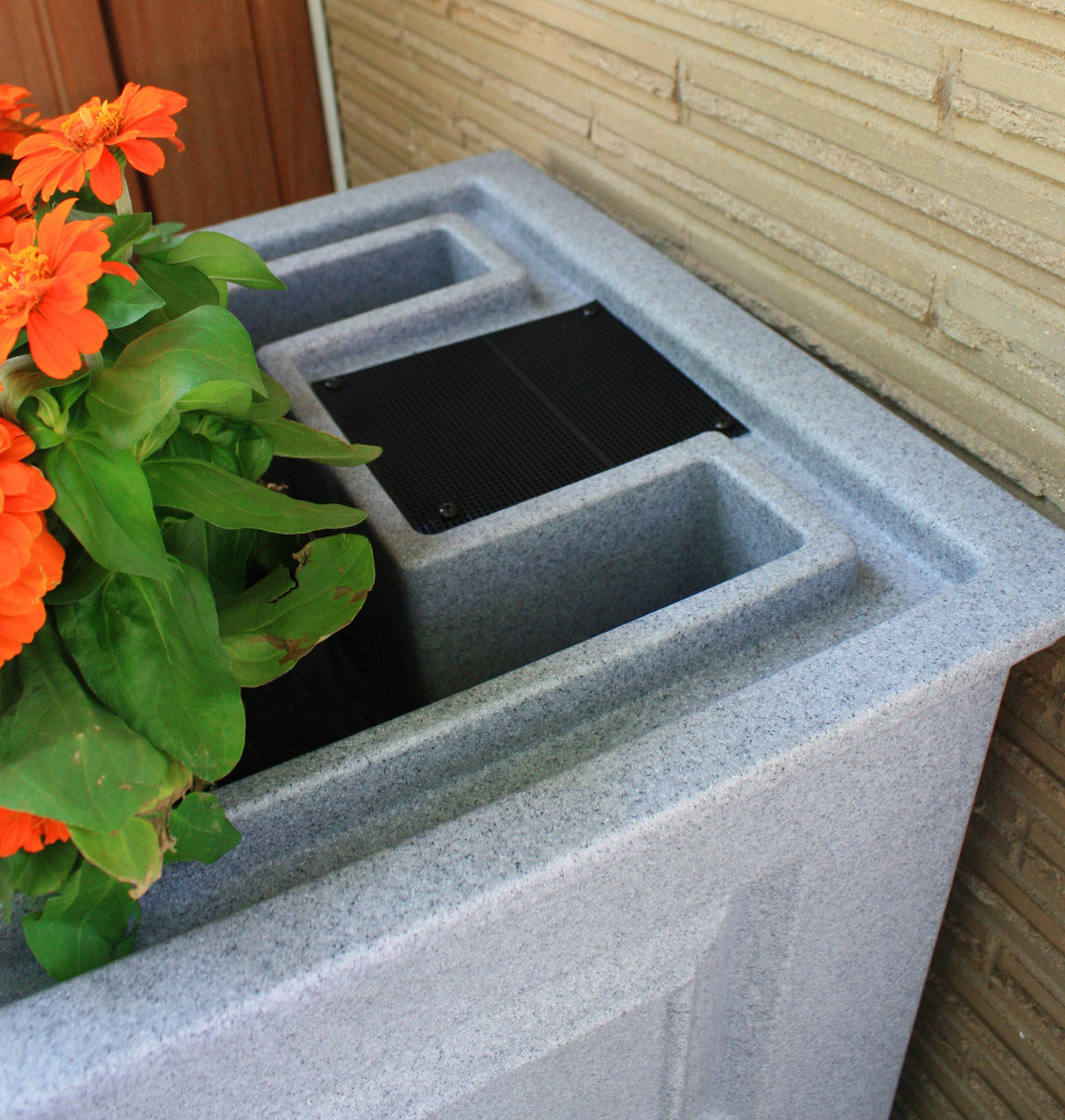 Light Granite 45 Gallon Rain Barrel V400790