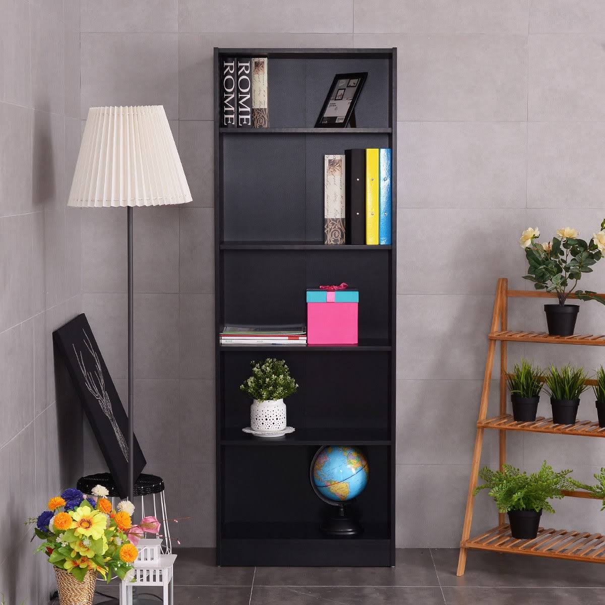 5 Tier Storage Shelf Bookcase J611