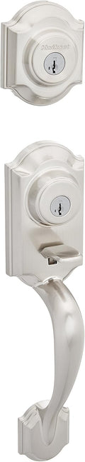 Satin Nickel Single Cylinder Handleset with SmartKey R4060