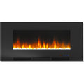 Black Wall-Mount Electric Fireplace B9125