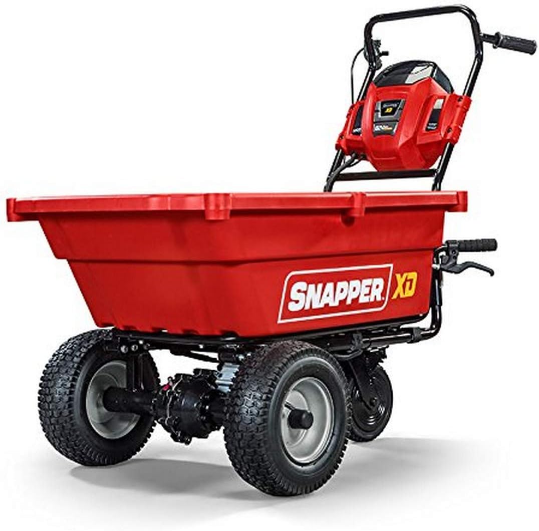 Red/Black Side Extension Attachment for 82V Utility Cart T730
