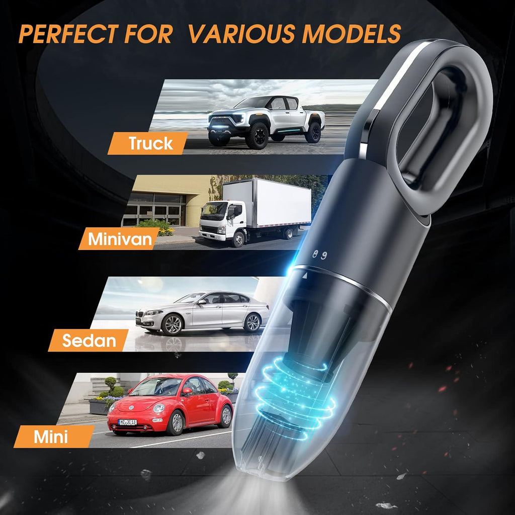 Gray Cordless Handheld Car Vacuum C77141