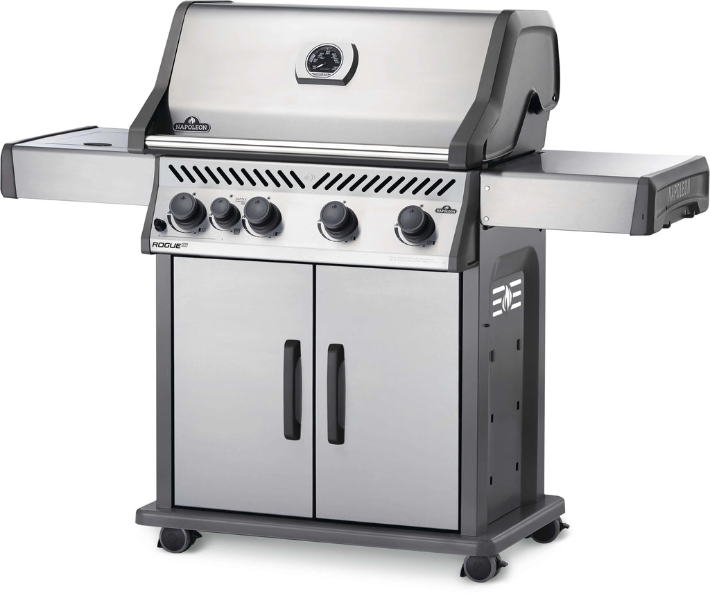 Stainless Steel Propane Gas Grill with Infrared Side Burner H246