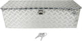 Truck Bed Tool Box Aluminum 48 X 15 X 15 Inch Silver V3287