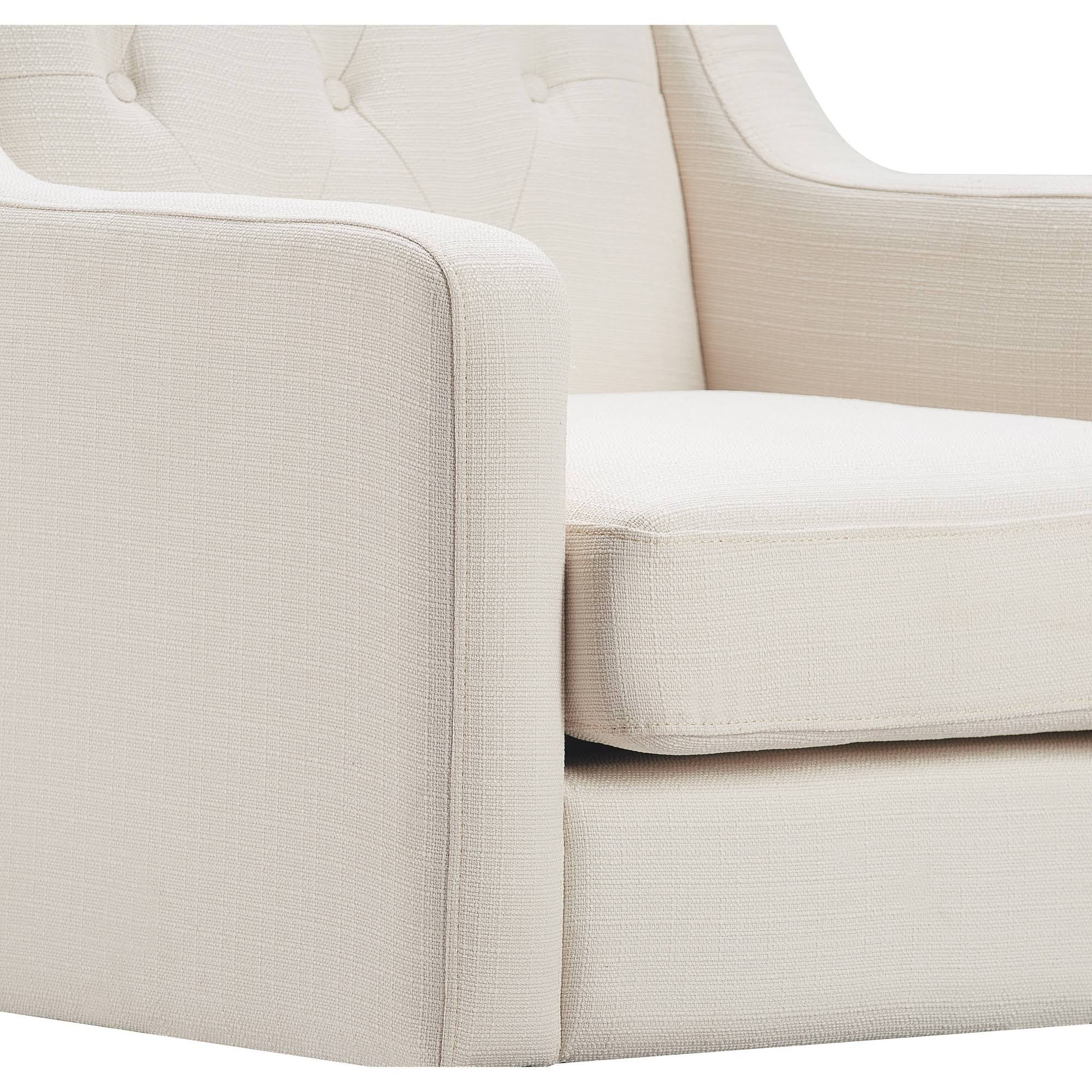 Cream Tufted Accent Chair O7401